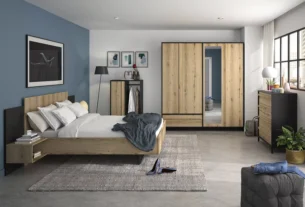 chambre mur peint