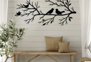 decoration murale metal